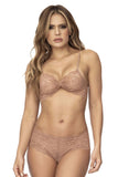 Mapale 207 Panty and Top Lace Set Color Taupe