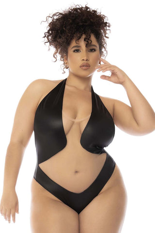 Mapale 2745X Romy Bodysuit Plus Color Nude-Black