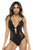 Mapale 2750 Fenna Bodysuit Color Wet Look Black