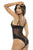 Mapale 2750 Fenna Bodysuit Color Wet Look Black