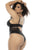 Mapale 2752X Bibi Bodysuit Plus Color Wet Look Black