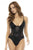 Mapale 2752 Bibi Bodysuit Color Wet Look Black