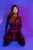 Mapale 2786 Three Piece Set Color Wet Look Pink