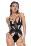 Mapale 2793 Bodysuit Color Wet Look Black