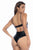 Mapale 2793 Bodysuit Color Wet Look Black