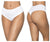 Mapale 3037 High Waist Ruched Back Panty Color White