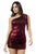 Mapale 40017 Dress Color Shimmery Red