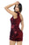 Mapale 40017 Dress Color Shimmery Red