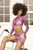 Mapale 47010 Two Piece Set Color Sunset Print