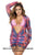 Mapale 47012X Beach Dress Cover Up Color Sunset Print