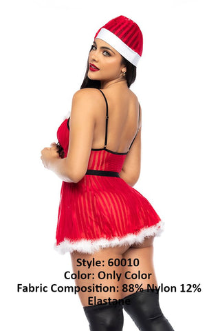 Mapale 60010 Costume Mrs Claus Color Only Color