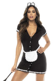 Mapale 60021 Flirty French Maid Costume Color Only Color
