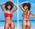 Mapale 6603 Two Piece Swimsuit Color Red