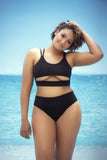 Mapale 6604X Two Piece Swimsuit Color Black