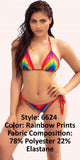 Mapale 6624 Bikini Color Rainbow Prints