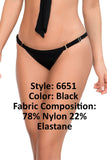 Mapale 6651 Bikini Bottom Color Black