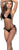 Mapale 6663 2 in 1 Monokini Two Piece Set Color Black