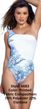 Mapale 6683 One Piece Swimsuit Color Printed