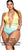 Mapale 6687X Ribbed One Piece Swimsuit Color Printed