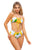 Mapale 67037 Reversible Two Piece Swimsuit Color Yellow-Citrus Print