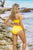 Mapale 67037 Reversible Two Piece Swimsuit Color Yellow-Citrus Print