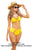 Mapale 67037 Reversible Two Piece Swimsuit Color Yellow-Citrus Print