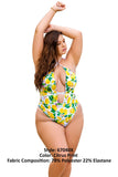 Mapale 67040X One Piece Swimsuit Color Citrus Print