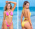 Mapale 67047 Monokini Color Yellow-Pink