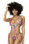 Mapale 67051 One Piece Swimsuit Color Crochet Print