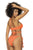 Mapale 67058 Ribbed Two Piece Swimsuit Color Bright Orange