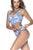 Mapale 67130 Two Piece Swimsuit Color Blue Eyelet Print