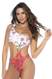 Mapale 67135 One Piece Swimsuit Color Tropical Print