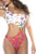 Mapale 67135 One Piece Swimsuit Color Tropical Print