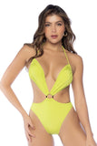 Mapale 67139 One Piece Swimsuit Color Lime Green