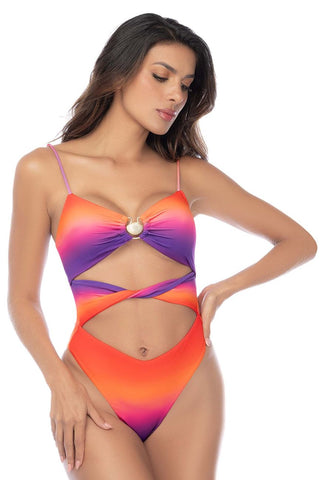 Mapale 67176 One Piece Swimsuit Color Rose Dusk