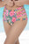 Mapale 6853 Strappy High Waist Swimsuit Bottom Color Blossom Print