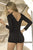 Mapale 7223 Long Sleeve Sleep Romper Color Black