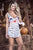 Mapale 7325 Sleep Chemise Color White Prints