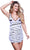 Mapale 7325 Sleep Chemise Color White Prints