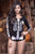 Mapale 7326 Long Sleeve Sleep Romper Color Black Prints