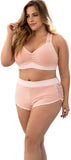 Mapale 7389X Two Piece Pajama Set. Top and Shorts Color Rose