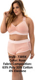 Mapale 7389X Two Piece Pajama Set. Top and Shorts Color Rose