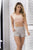 Mapale 7390 Two Piece Pajama Set. Top and Shorts Color Rose-Grey