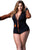 Mapale 7405X Long Sleeve Sleep Romper Color Black-Orange