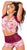 Mapale 7414 Two Piece Pajama Set. Top and Shorts Color Rose-Burgundy