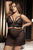 Mapale 7433X Babydoll and Two Piece Set Color Black