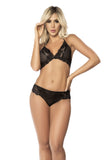 Mapale 7434 Babydoll and Two Piece Set Color Black