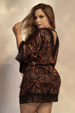 Mapale 7456X Robe Color Animal Print