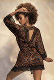 Mapale 7456 Robe Color Animal Print