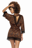 Mapale 7456 Robe Color Animal Print